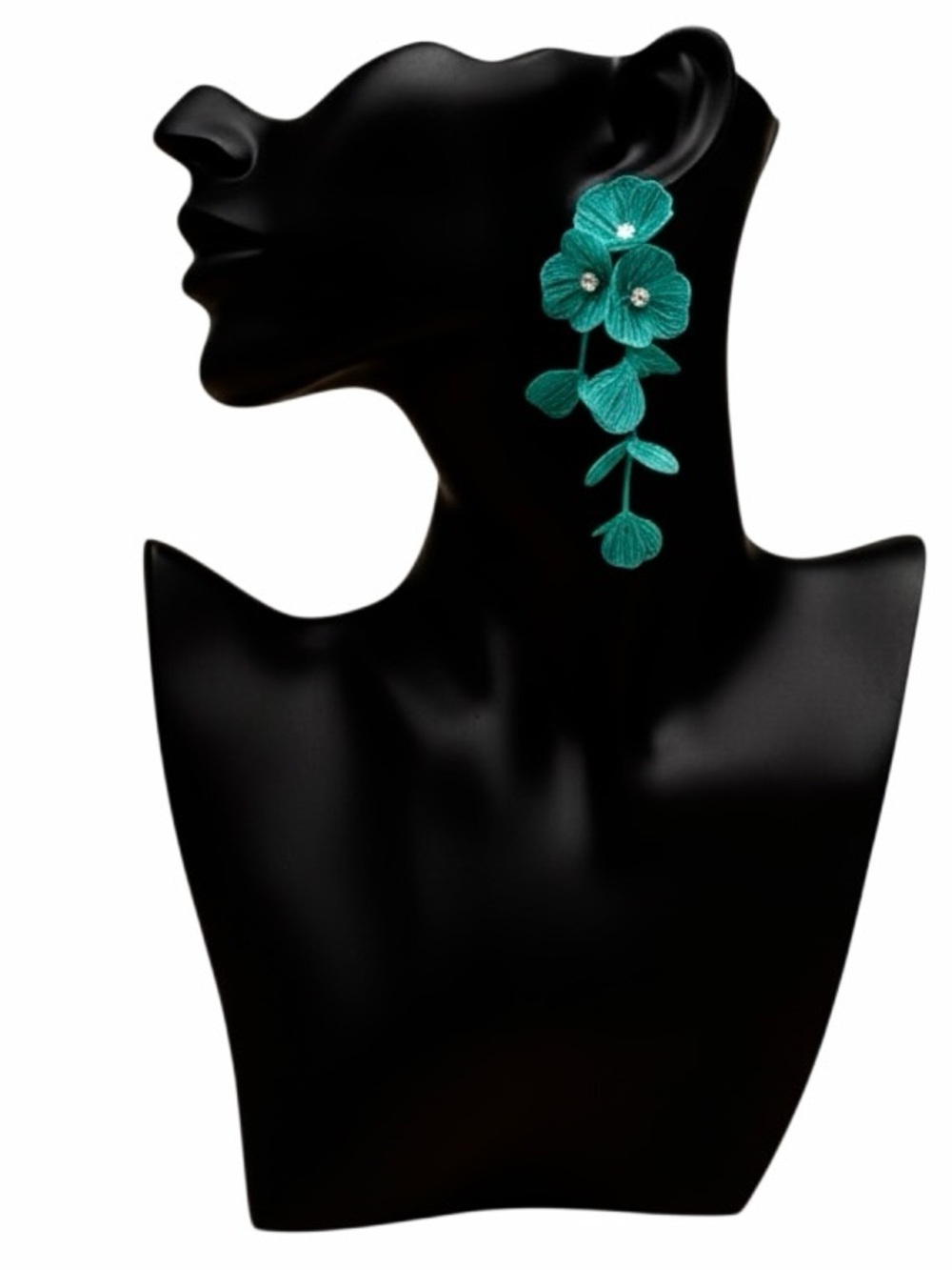 Flower Petal Statement Earrings
